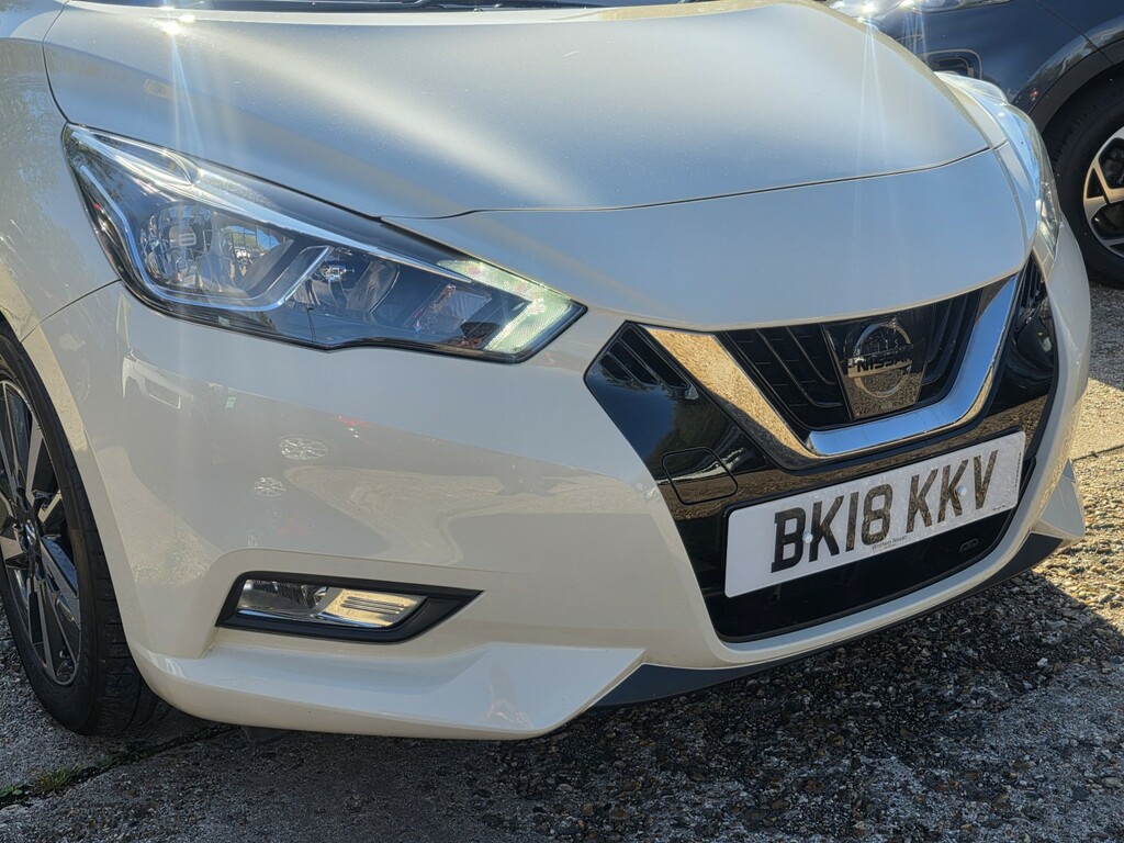 Nissan Micra Hatchback White #30