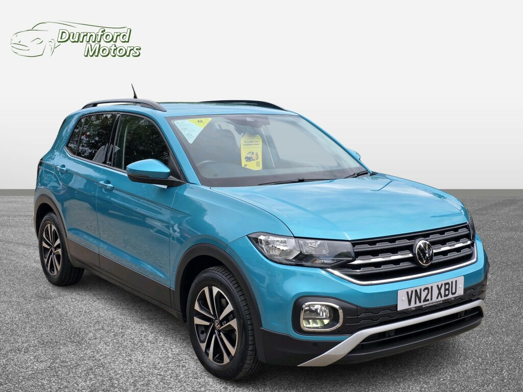 Volkswagen T-Cross Suv 1.0 Tsi United 202121 VN21XBU Blue #3
