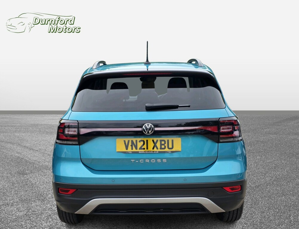 Volkswagen T-Cross Suv 1.0 Tsi United 202121 VN21XBU Blue #5