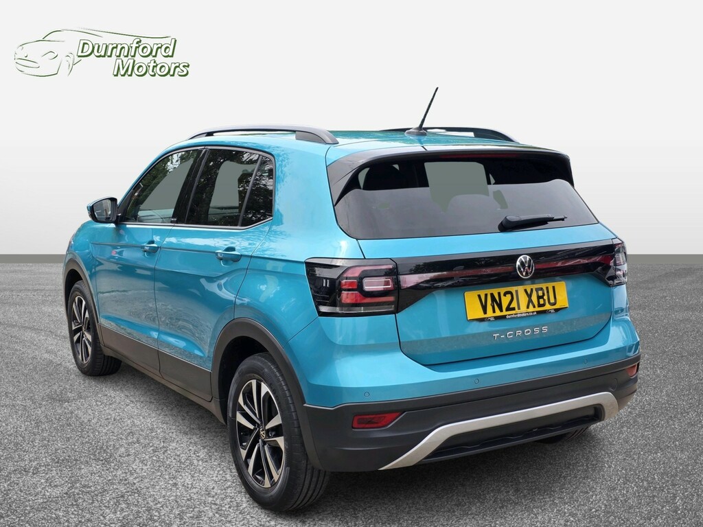 Volkswagen T-Cross Suv 1.0 Tsi United 202121 VN21XBU Blue #6