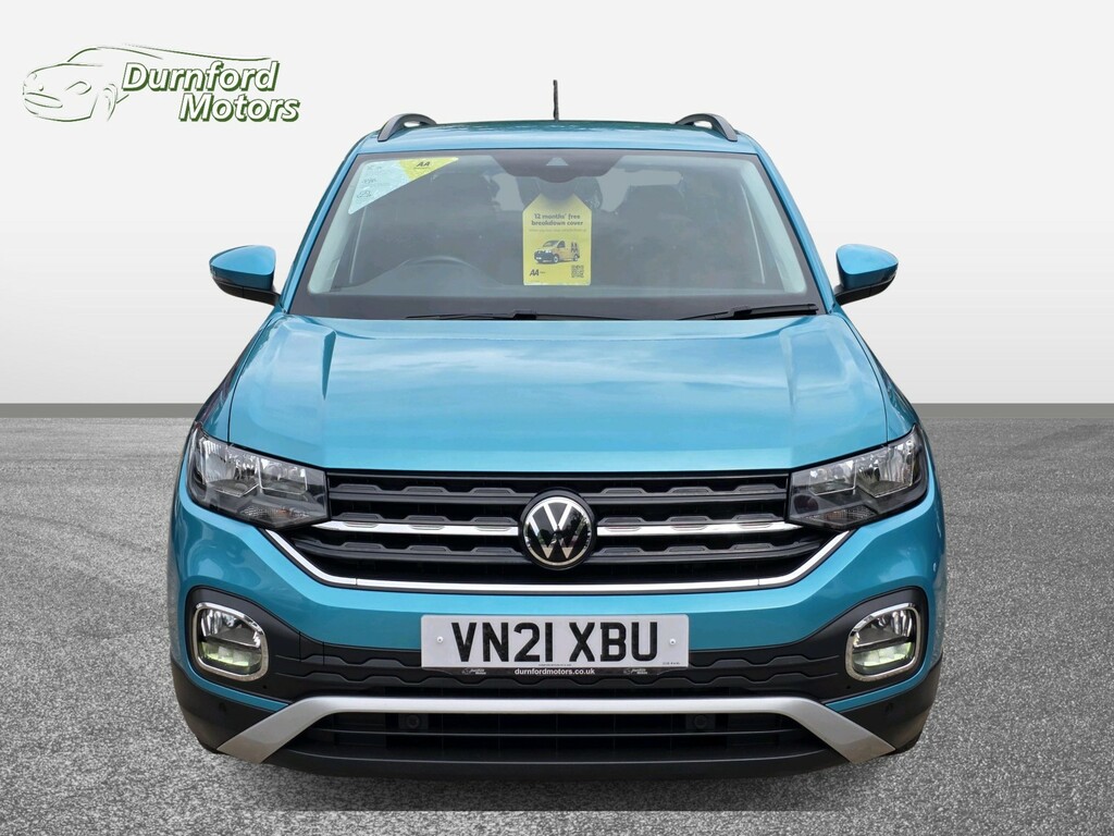 Volkswagen T-Cross Suv 1.0 Tsi United 202121 VN21XBU Blue #2