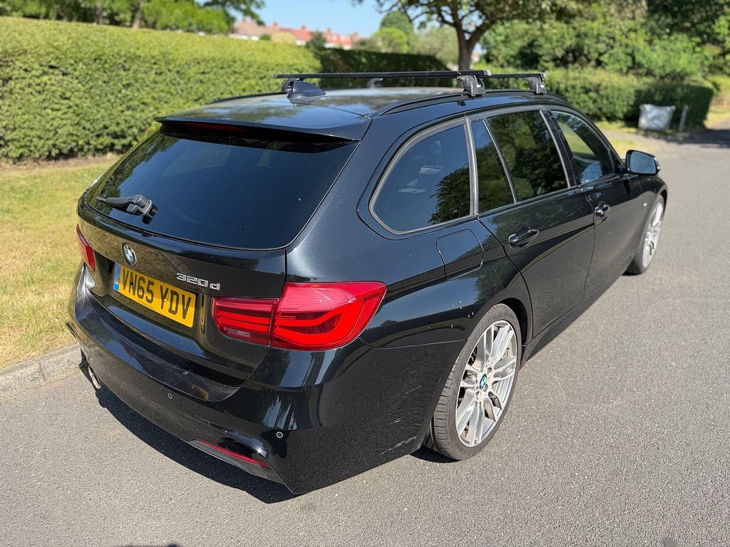 BMW 3 Series 320D M Sport U3482 Ulez VN65YDV Blue #3
