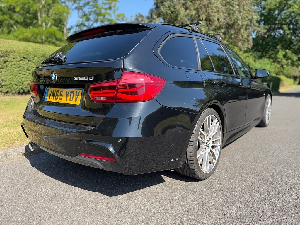BMW 3 Series 320D M Sport U3482 Ulez VN65YDV Blue #4