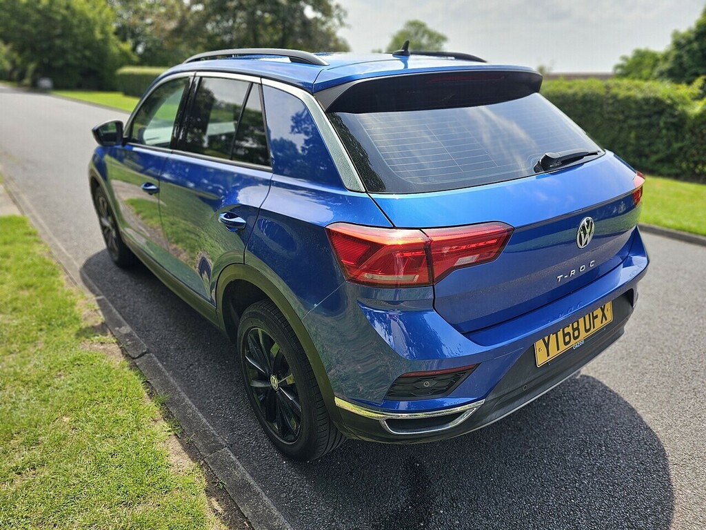 Volkswagen T-Roc Tsi Se U3545 Ulez YT68UFX Blue #6