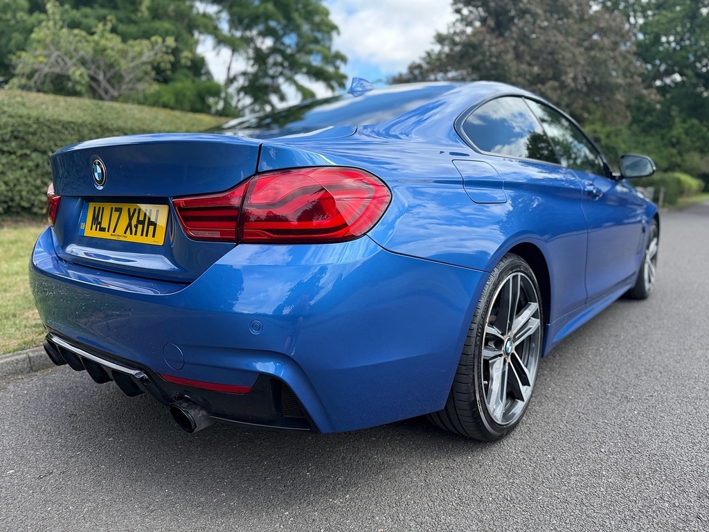 BMW 4 Series 420I M Sport U3555 Ulez Blue #4