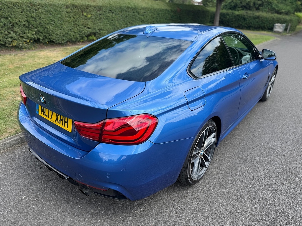 BMW 4 Series 420I M Sport U3555 Ulez Blue #3