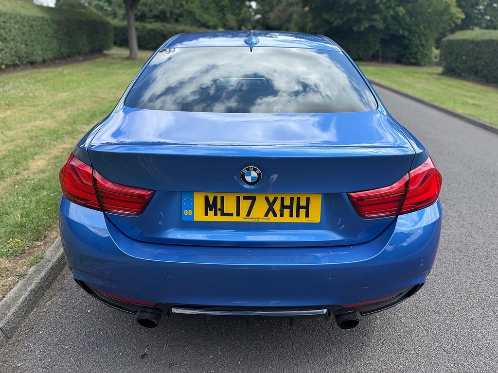 BMW 4 Series 420I M Sport U3555 Ulez Blue #5