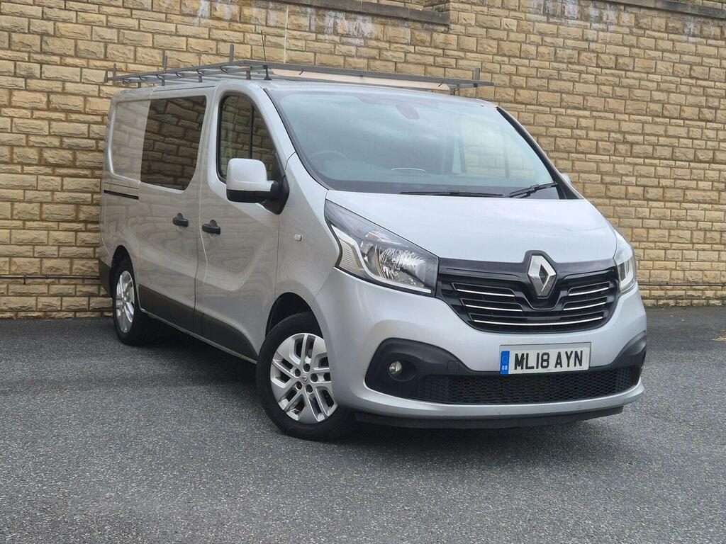 Renault Trafic 1.6 Dci Energy 27 Sport Nav Crew Van Swb Euro 6 S Silver