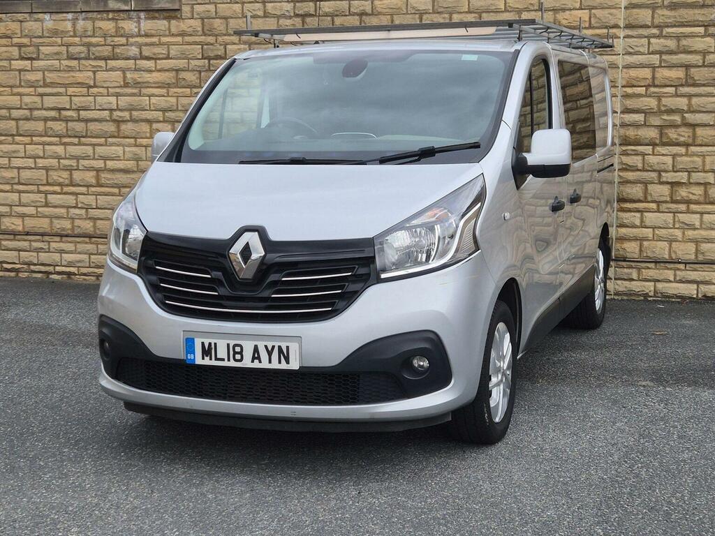 Renault Trafic 1.6 Dci Energy 27 Sport Nav Crew Van Swb Euro 6 S Silver #5