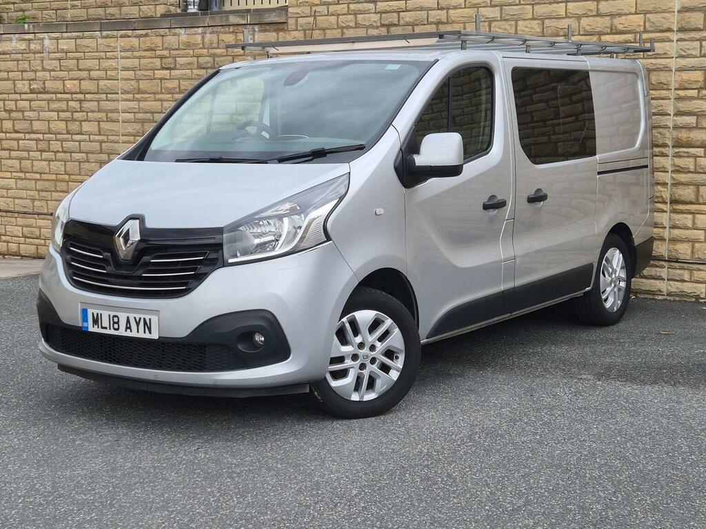 Renault Trafic 1.6 Dci Energy 27 Sport Nav Crew Van Swb Euro 6 S Silver #3