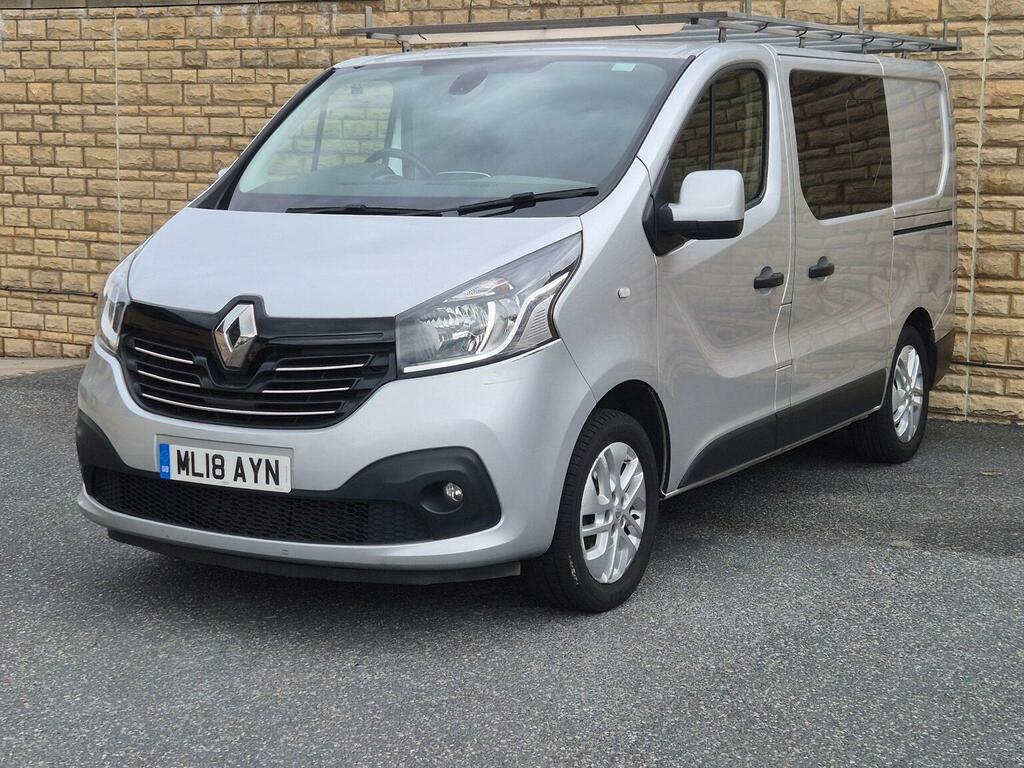 Renault Trafic 1.6 Dci Energy 27 Sport Nav Crew Van Swb Euro 6 S Silver #4