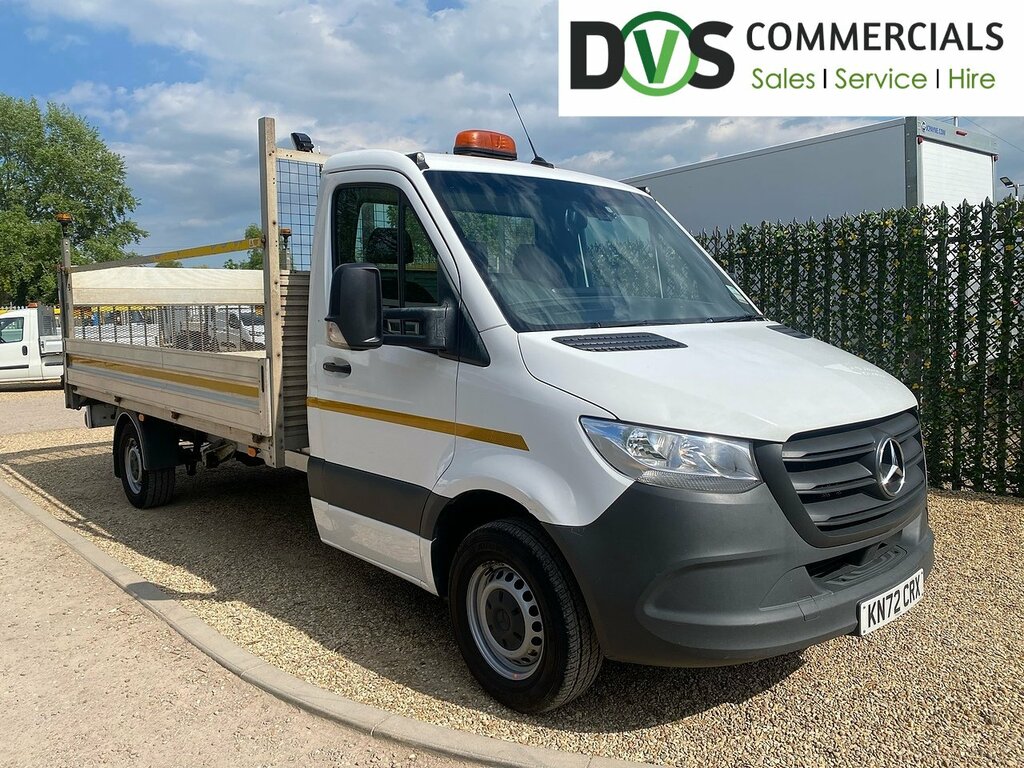 Mercedes-Benz Sprinter 315 2.0 Cdi Progressive L3 Lwb 14Ft Dropside Tail KN72CRX White #4
