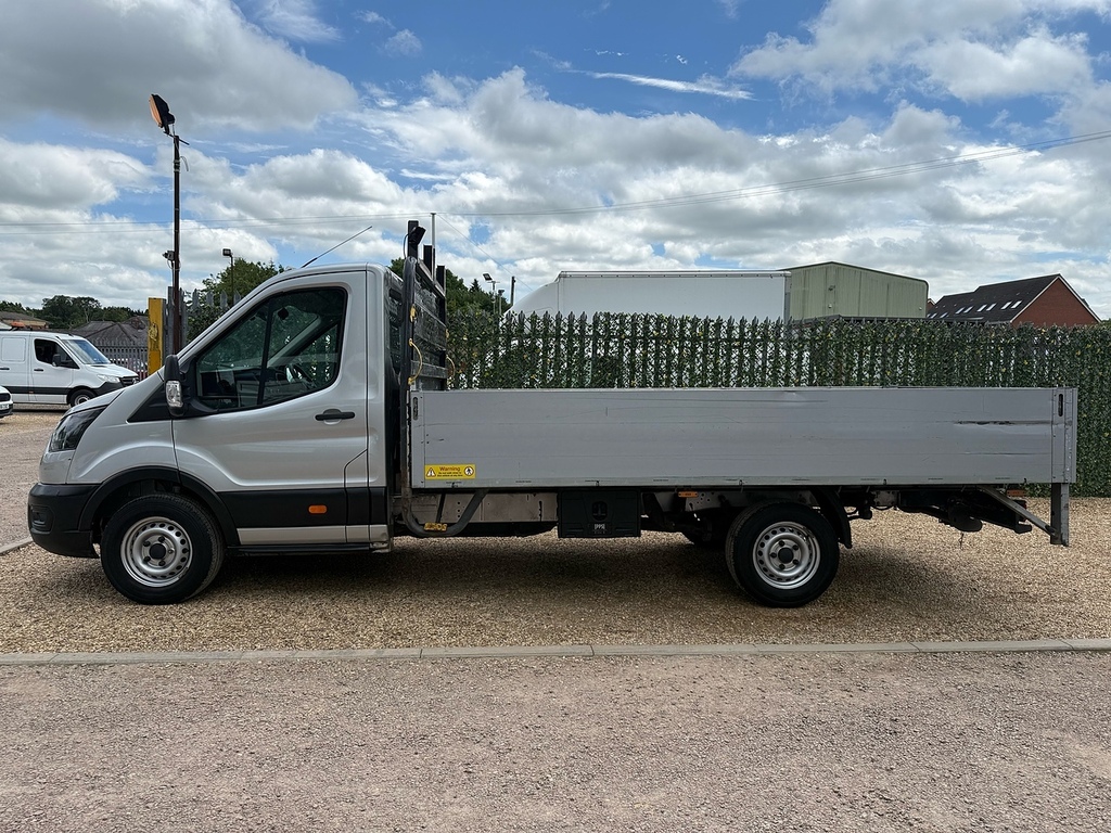 Ford Transit Custom 350 2.0 Ecoblue Leader L4 Xlwb Dropside - Silver WV72TXW Silver #4