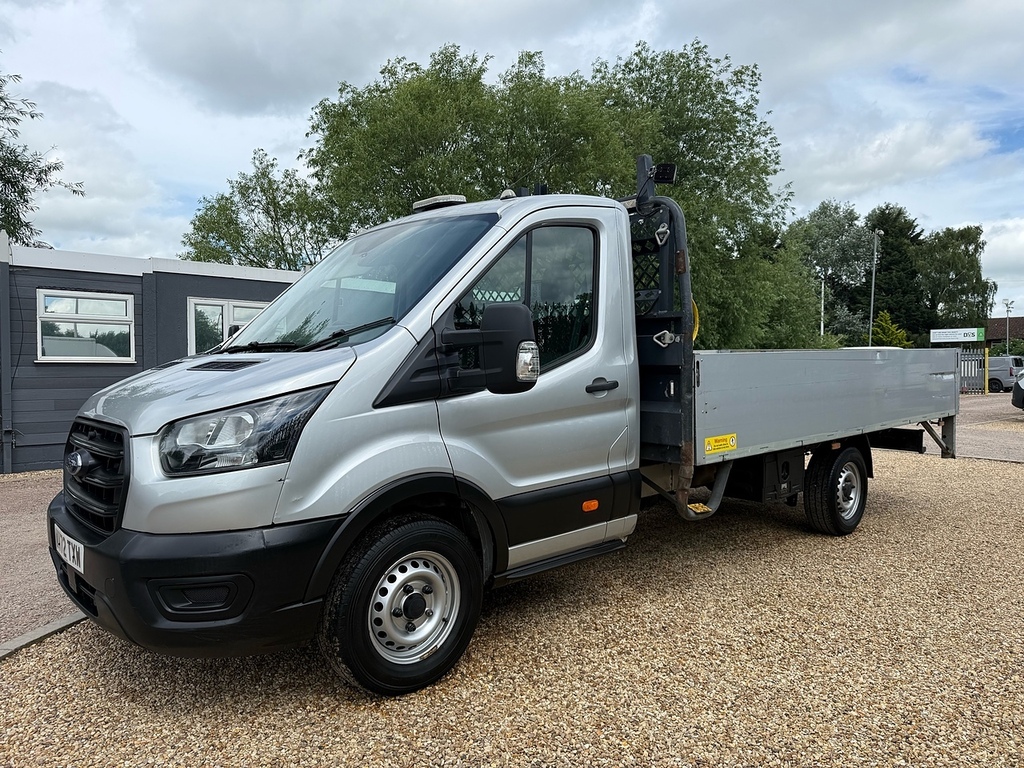Ford Transit Custom 350 2.0 Ecoblue Leader L4 Xlwb Dropside - Silver WV72TXW Silver #2