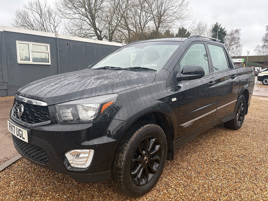 SsangYong Musso D Ex 2.2 4X4 4Wd Double Cab Pick Up Truck Black #2