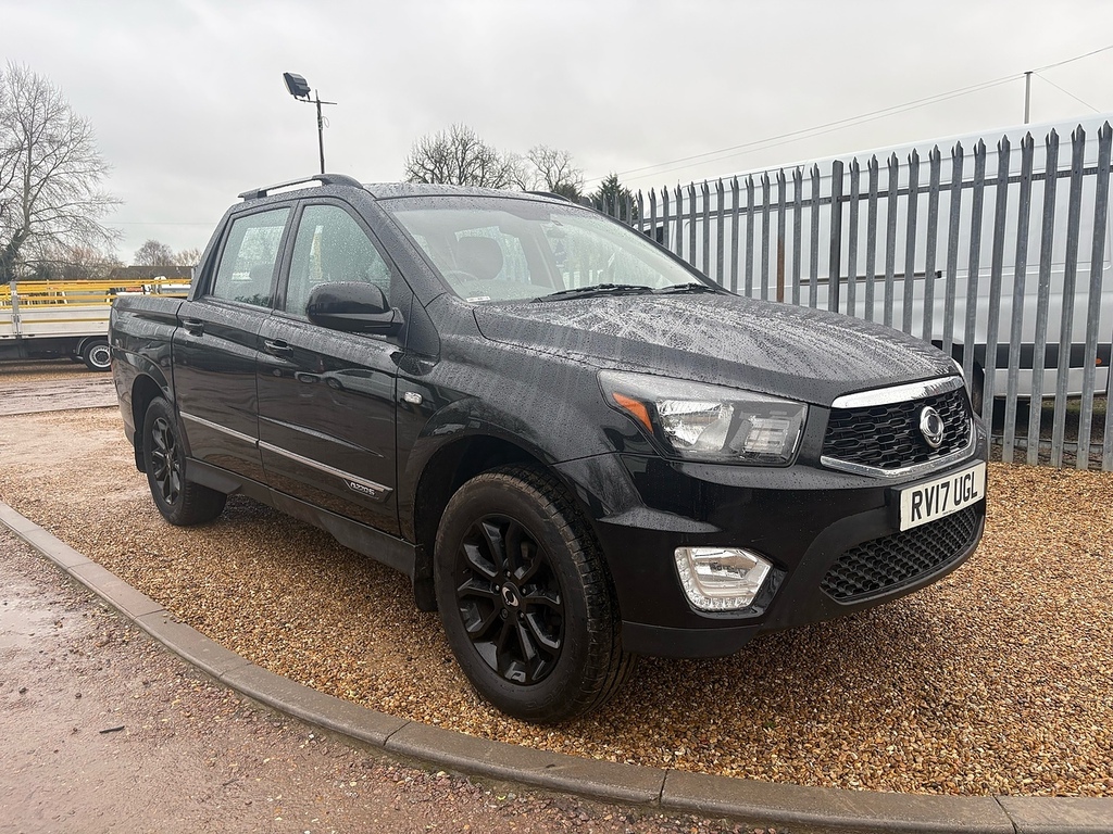 SsangYong Musso D Ex 2.2 4X4 4Wd Double Cab Pick Up Truck Black