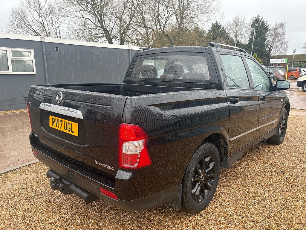 SsangYong Musso D Ex 2.2 4X4 4Wd Double Cab Pick Up Truck Black #4