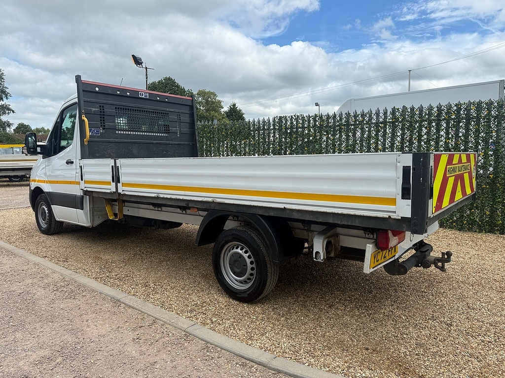 Mercedes-Benz Sprinter 317 Cdi Progressive 2.0 170Bhp Lwb 14Ft Dropside White #2