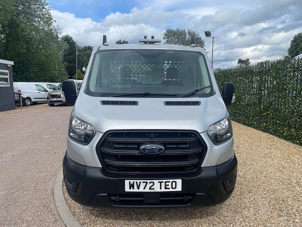 Ford Transit Custom 350 2.0 Ecoblue Leader L4 Xlwb Dropside Tail Lift Silver #2