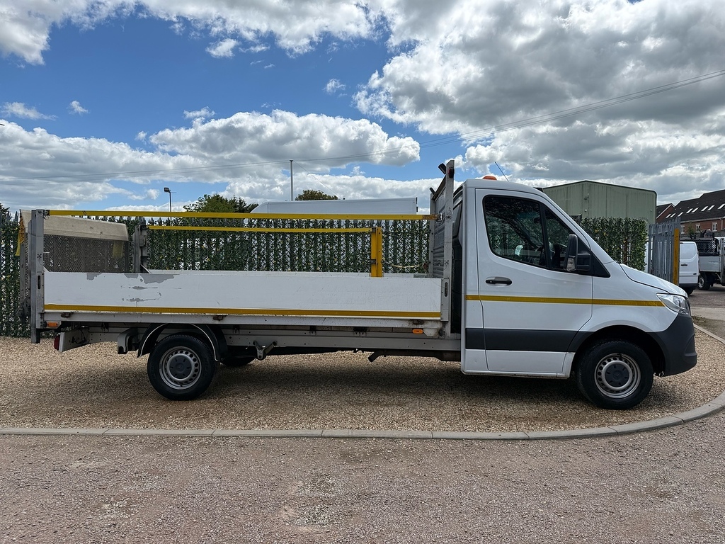 Mercedes-Benz Sprinter 316 2.1 Cdi L3 Lwb Dropside White White #5