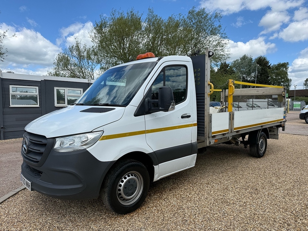 Mercedes-Benz Sprinter 316 2.1 Cdi L3 Lwb Dropside White White #2