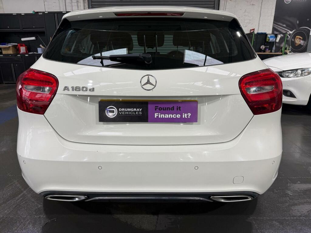 Mercedes-Benz A Class Hatchback 1.5 A180d Sport Executive Euro 6 Ss HG16LWZ White #5