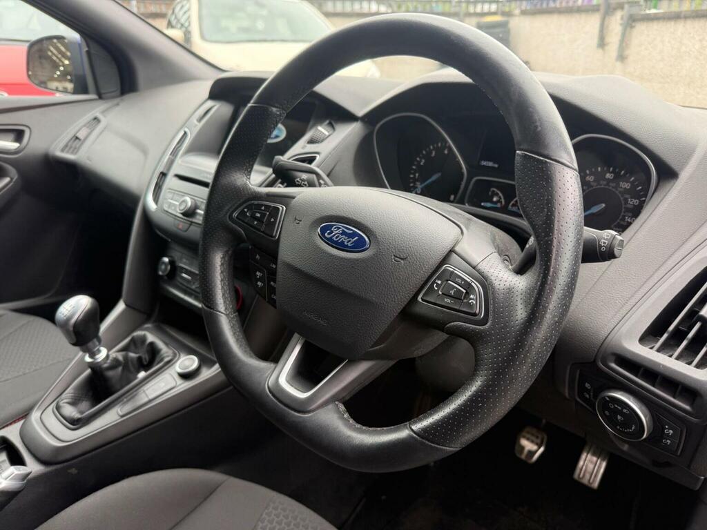 Ford Focus 1.0T Ecoboost St-line Euro 6 Ss SL17YCY Blue #2