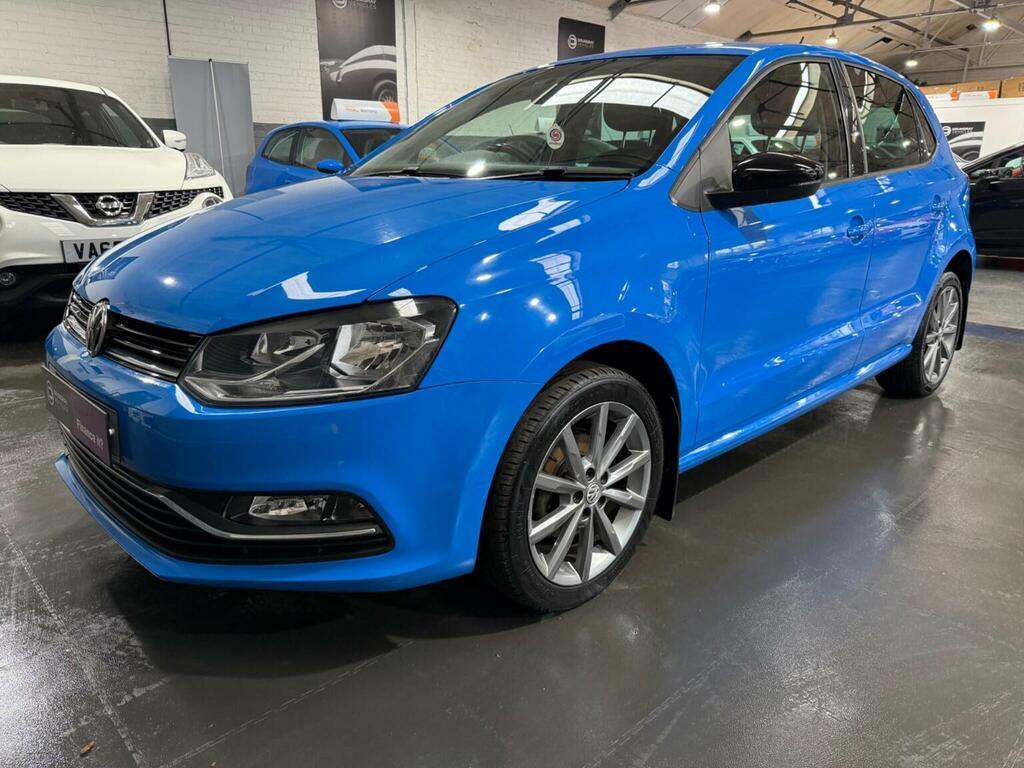 Volkswagen Polo Hatchback 1.2 Tsi Bluemotion Tech Se Design Euro 6 SW65SLZ Blue #5