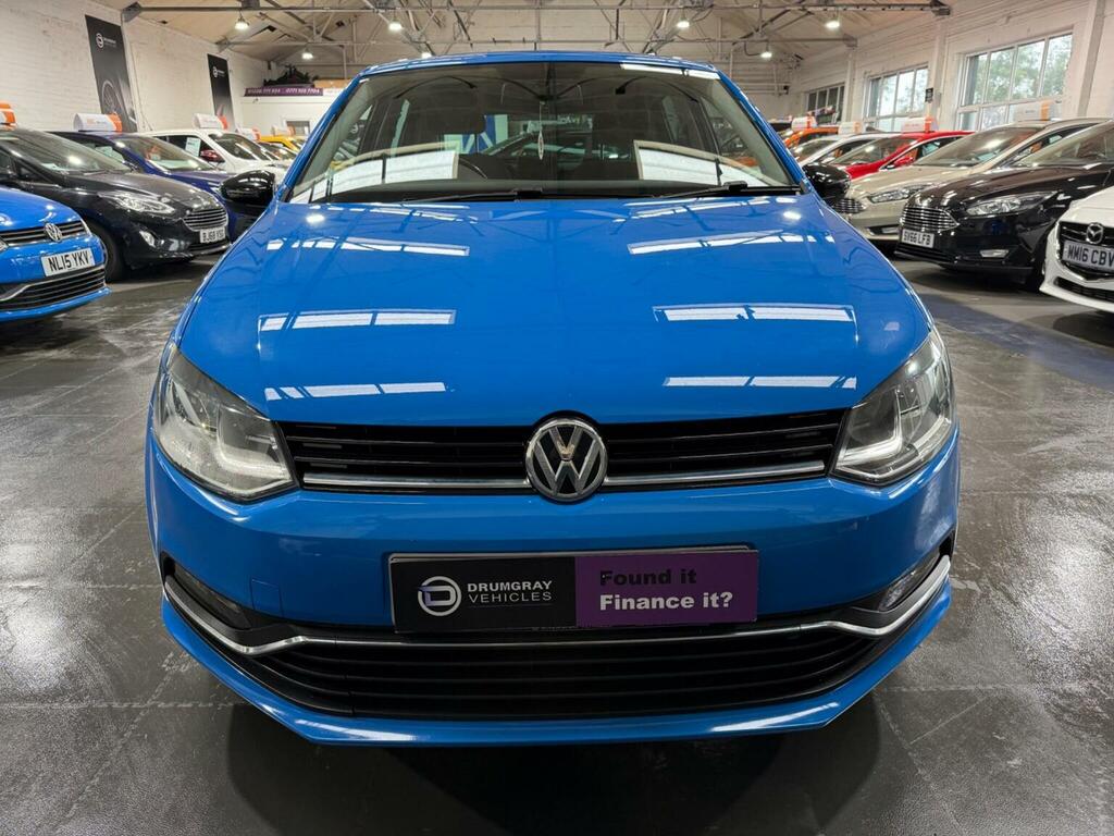 Volkswagen Polo Hatchback 1.2 Tsi Bluemotion Tech Se Design Euro 6 SW65SLZ Blue #4