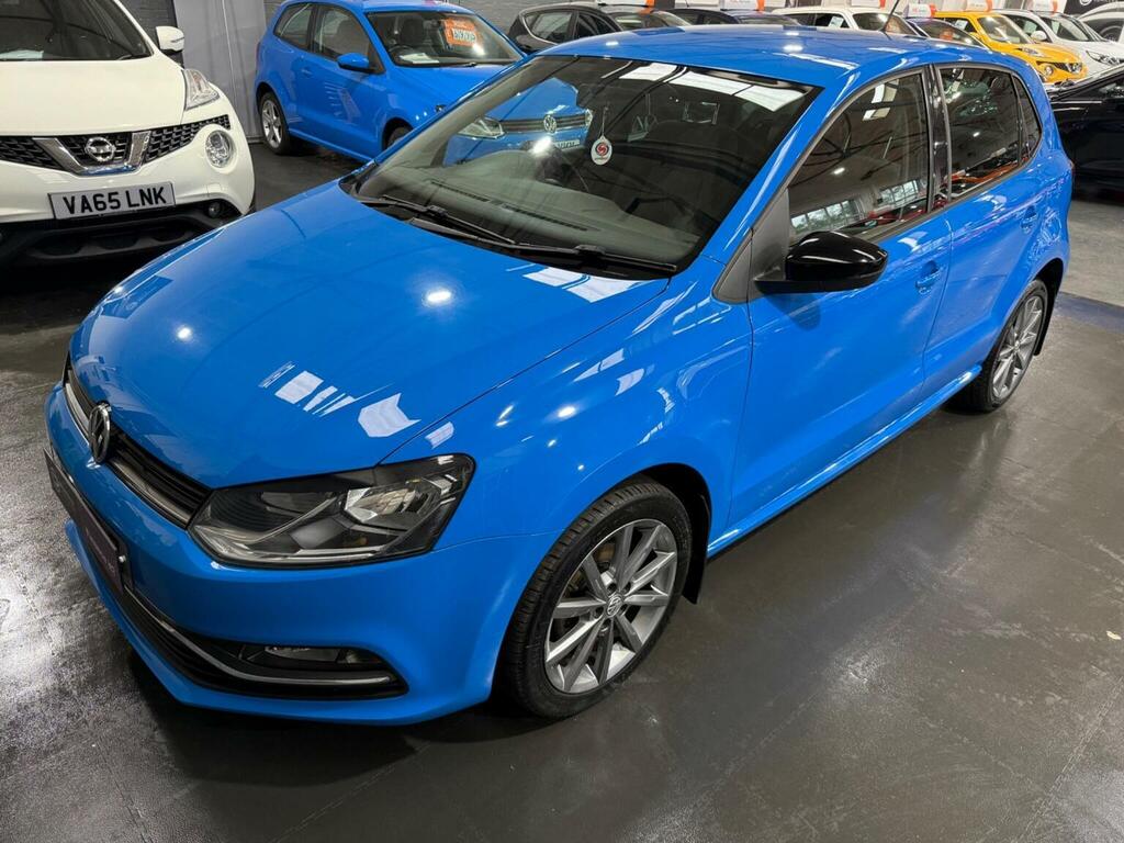 Volkswagen Polo Hatchback 1.2 Tsi Bluemotion Tech Se Design Euro 6 SW65SLZ Blue #6