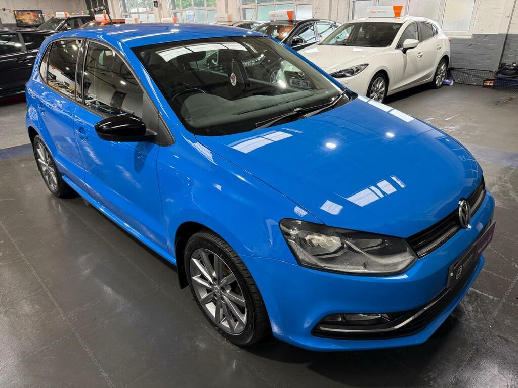 Volkswagen Polo Hatchback 1.2 Tsi Bluemotion Tech Se Design Euro 6 SW65SLZ Blue #3