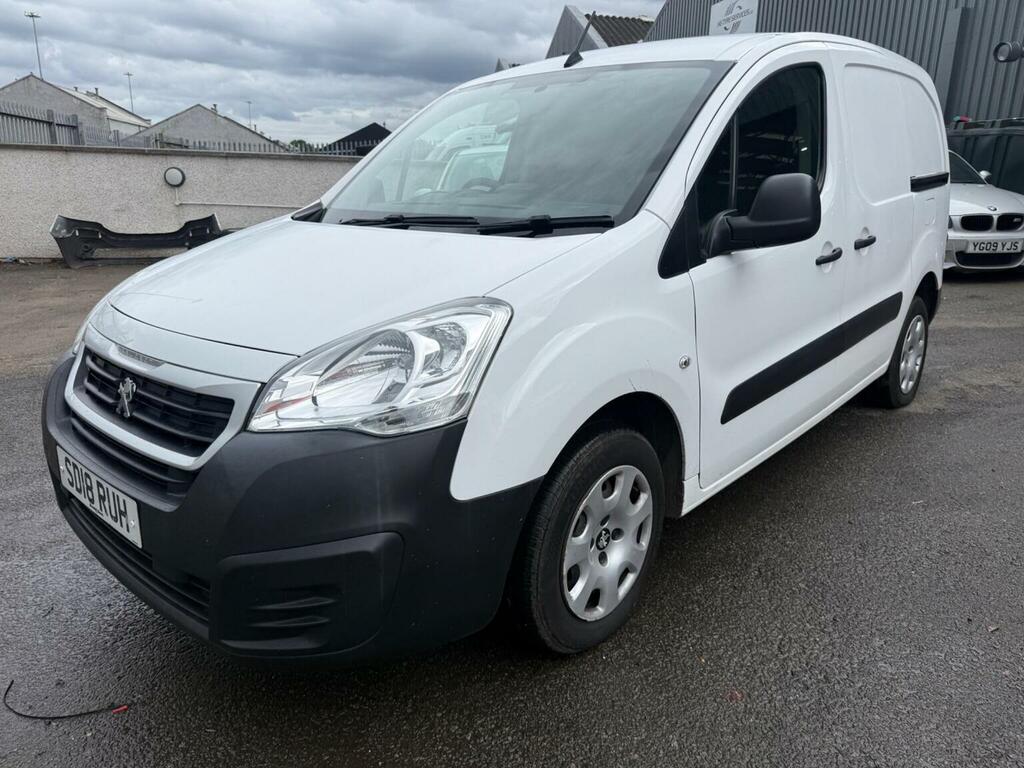 Peugeot Partner Panel Van 1.6 Bluehdi 854 Professional L1 201 White #2