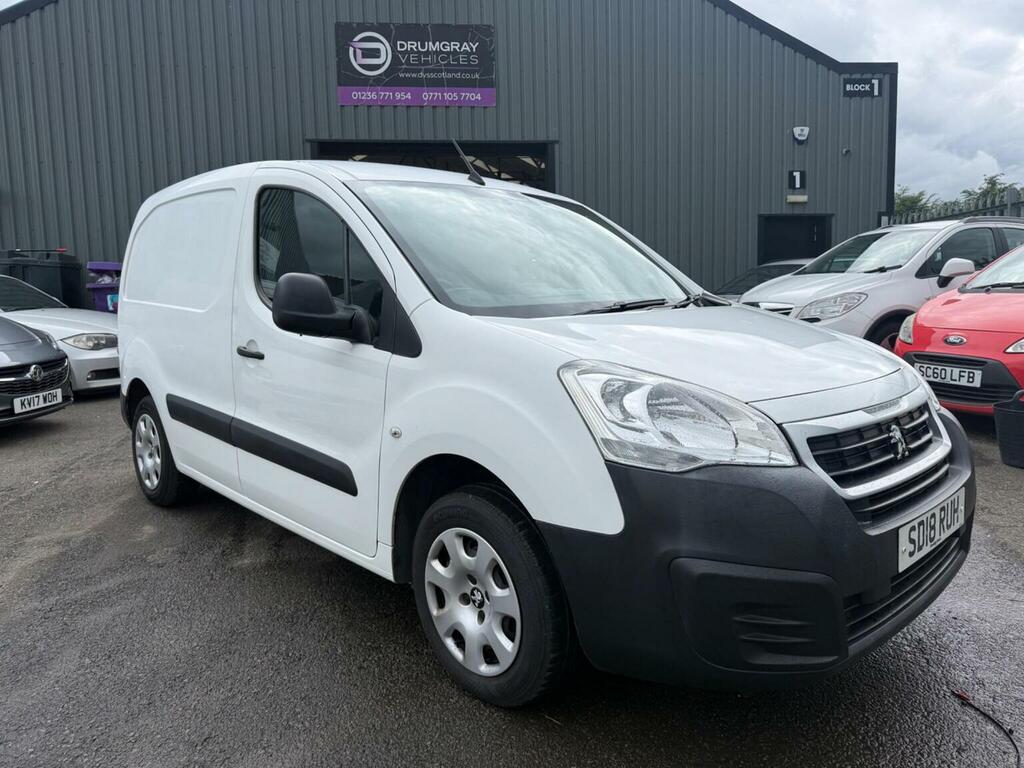 Peugeot Partner Panel Van 1.6 Bluehdi 854 Professional L1 201 White