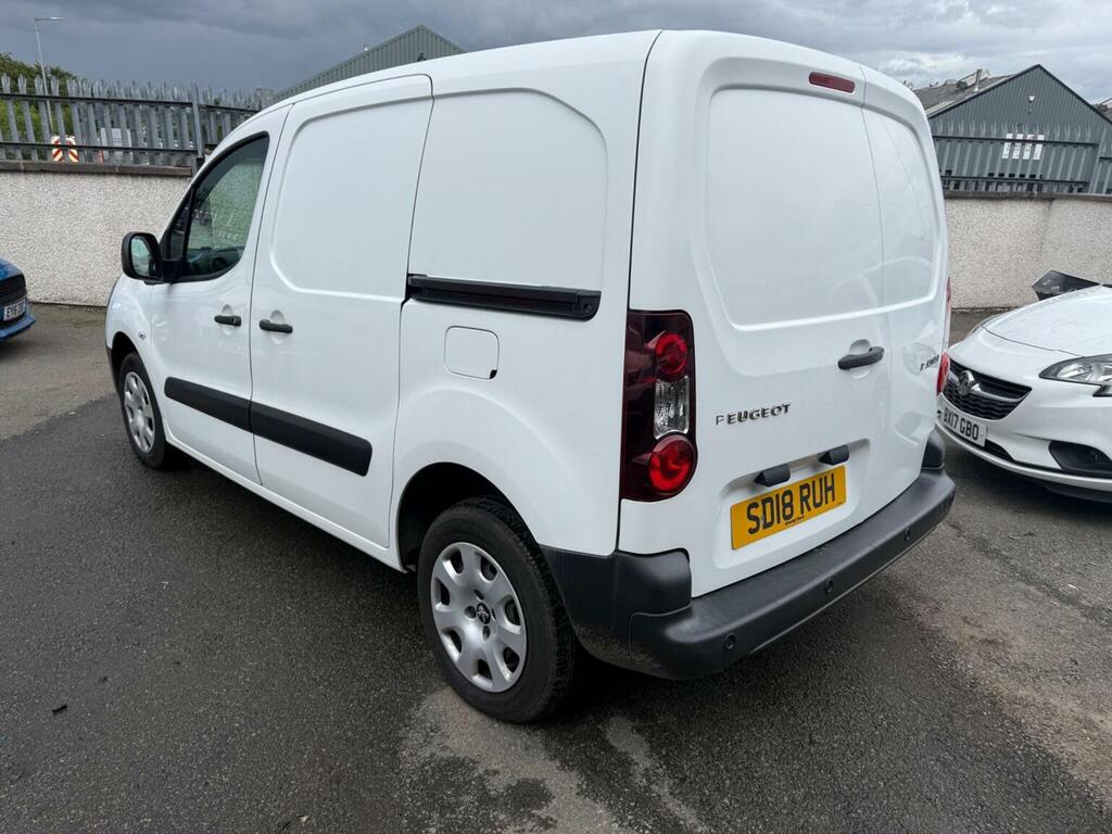 Peugeot Partner Panel Van 1.6 Bluehdi 854 Professional L1 201 White #3