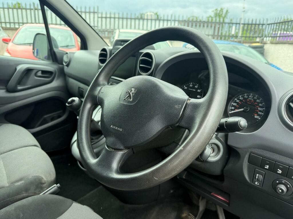 Peugeot Partner Panel Van 1.6 Bluehdi 854 Professional L1 201 White #5