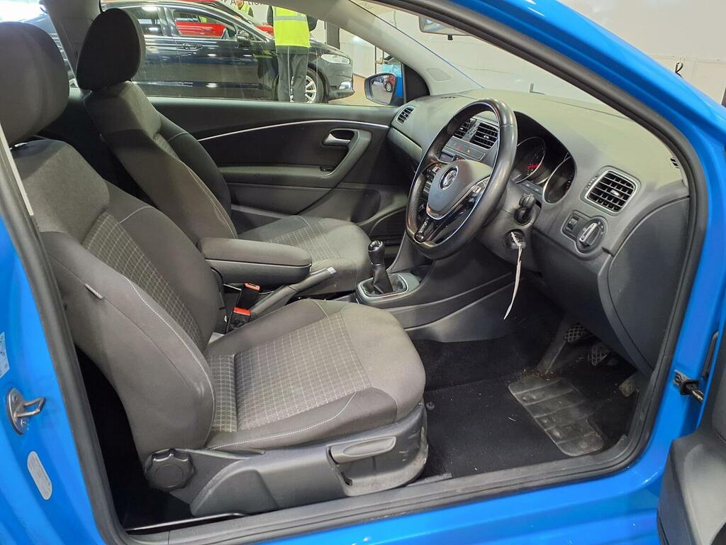 Volkswagen Polo Hatchback 1.2 Tsi Bluemotion Tech Sel Euro 6 Ss NL15YKV Blue #6