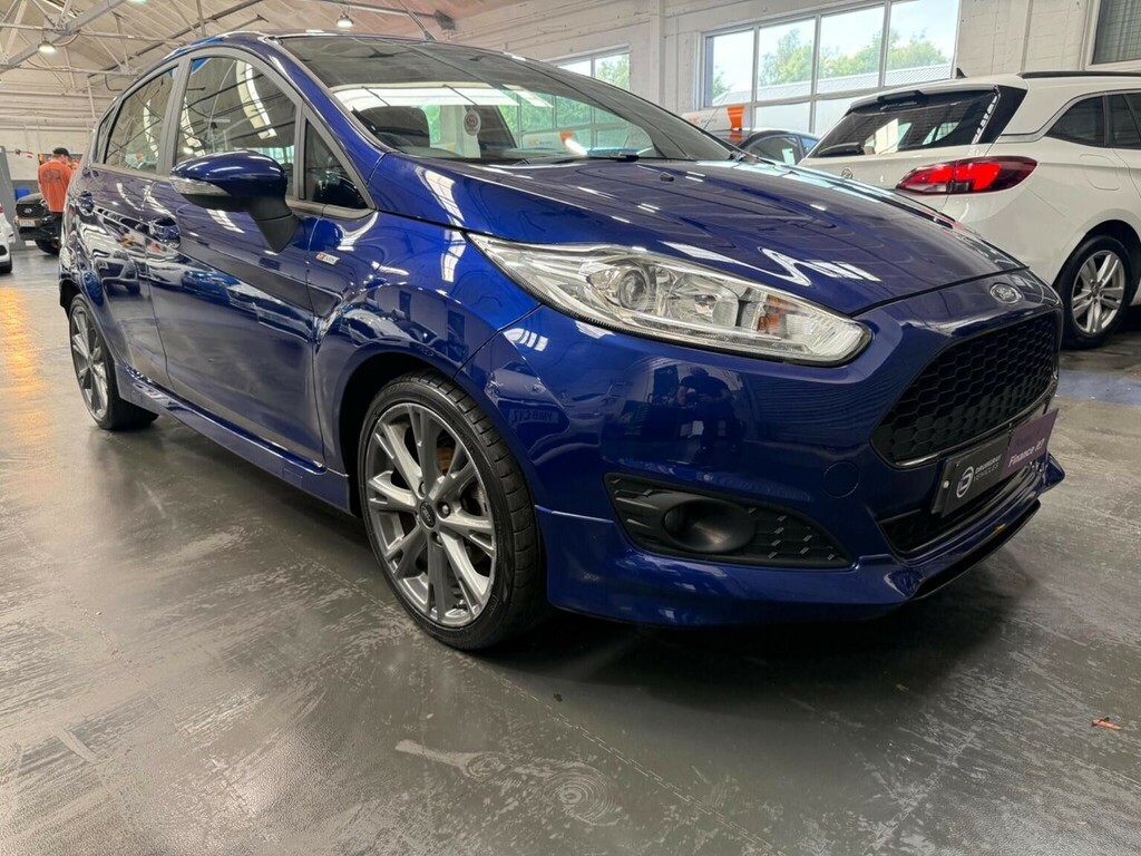 Ford Fiesta Hatchback 1.0T Ecoboost St-line Euro 6 Ss WU66TYG Blue #2