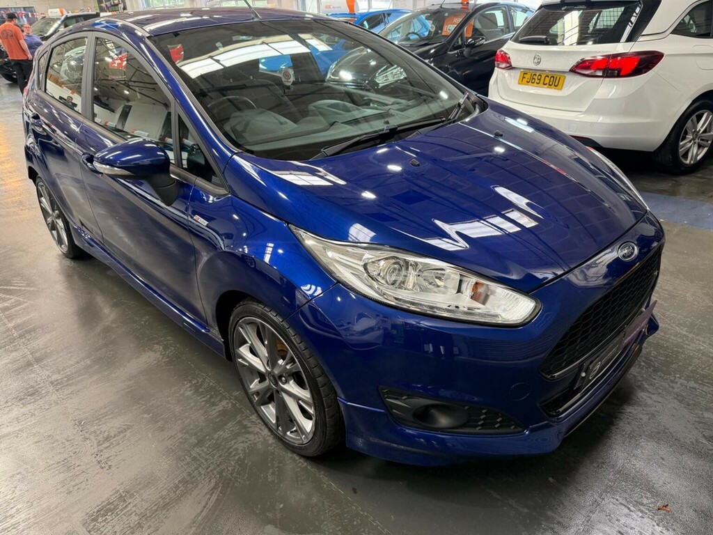 Ford Fiesta Hatchback 1.0T Ecoboost St-line Euro 6 Ss WU66TYG Blue #3
