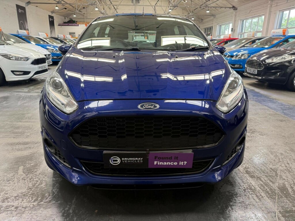 Ford Fiesta Hatchback 1.0T Ecoboost St-line Euro 6 Ss WU66TYG Blue #4