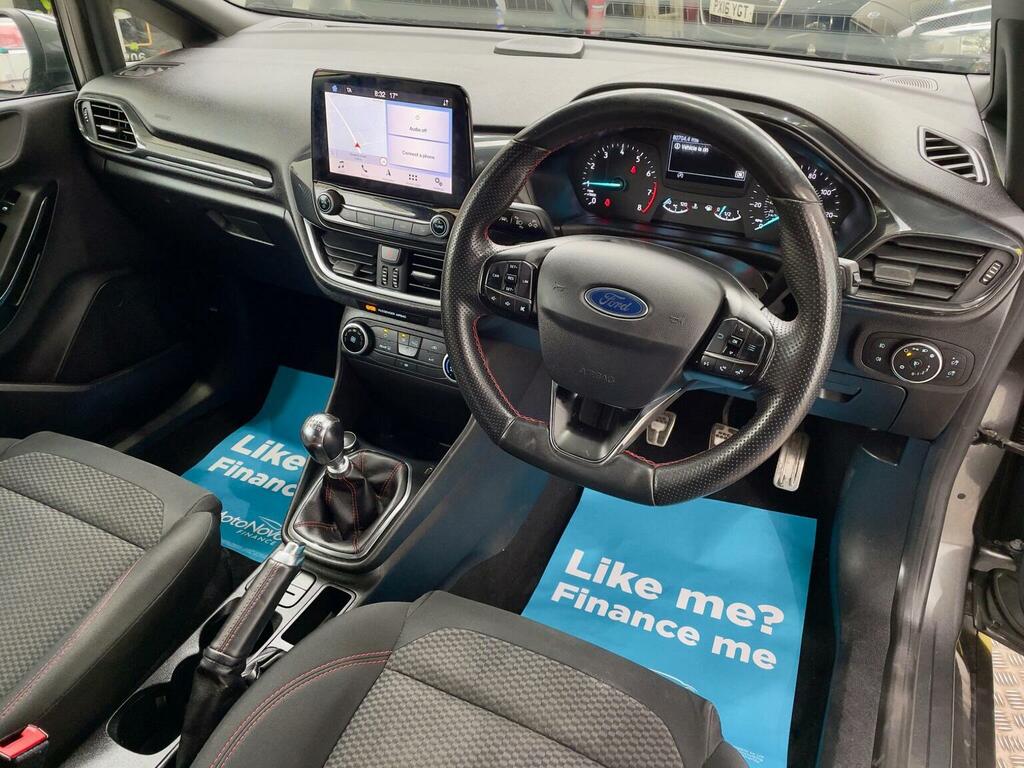 Ford Fiesta Hatchback 1.0T Ecoboost St-line Euro 6 Ss SM19YKA Grey #5