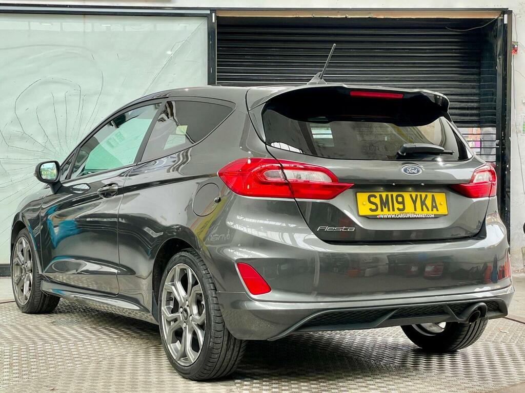 Ford Fiesta Hatchback 1.0T Ecoboost St-line Euro 6 Ss SM19YKA Grey #4