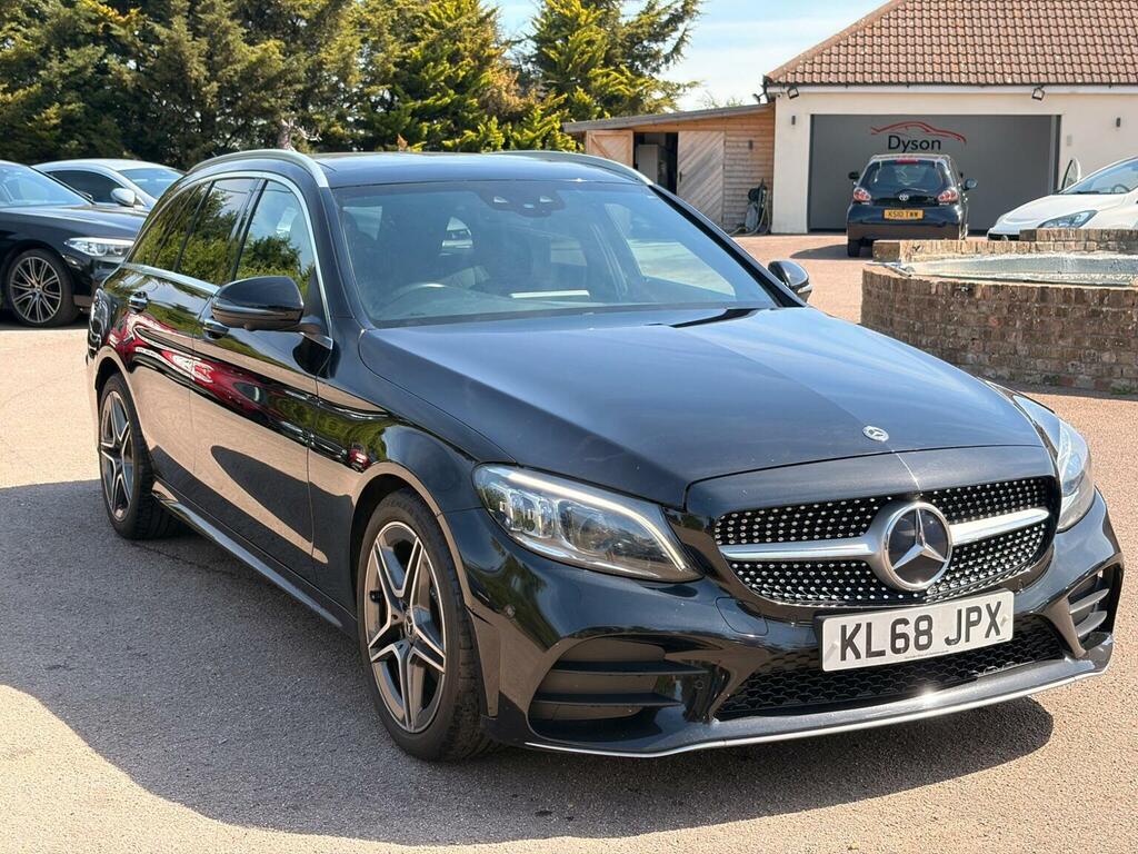 Mercedes-Benz C Class Estate 1.5 C200 Mhev Eq Boost Amg Line Premium Pl KL68JPX Black #3