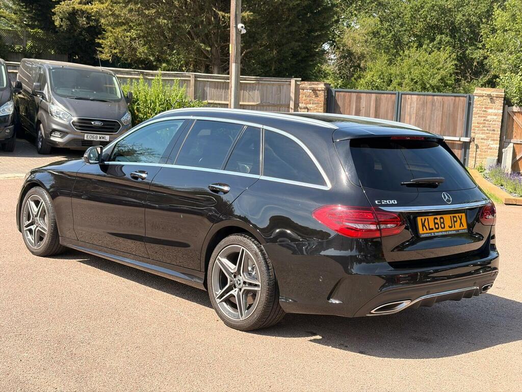 Mercedes-Benz C Class Estate 1.5 C200 Mhev Eq Boost Amg Line Premium Pl KL68JPX Black #6