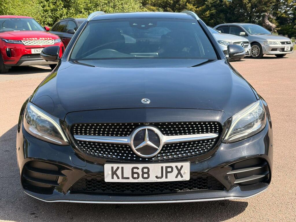 Mercedes-Benz C Class Estate 1.5 C200 Mhev Eq Boost Amg Line Premium Pl KL68JPX Black #2