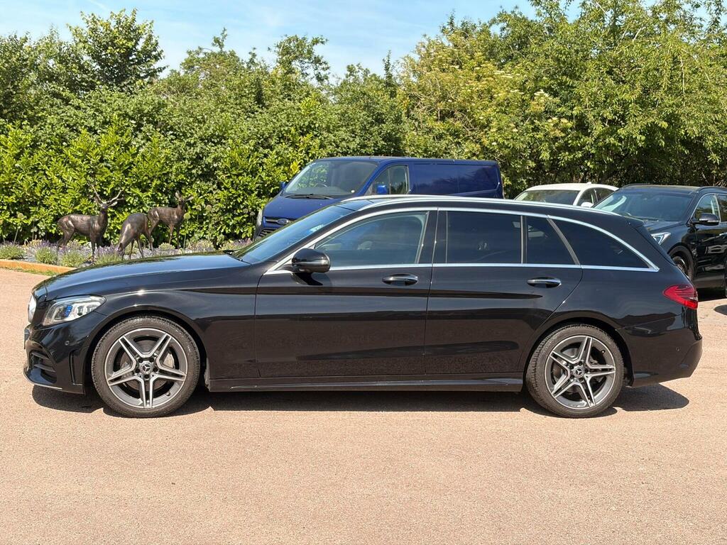 Mercedes-Benz C Class Estate 1.5 C200 Mhev Eq Boost Amg Line Premium Pl KL68JPX Black #4