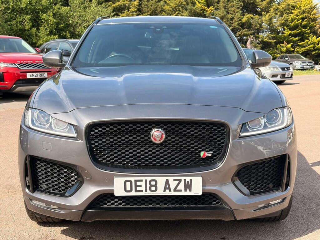 Jaguar F-Pace 3.0 D300 V6 S Awd Euro 6 Ss OE18AZW Grey #2