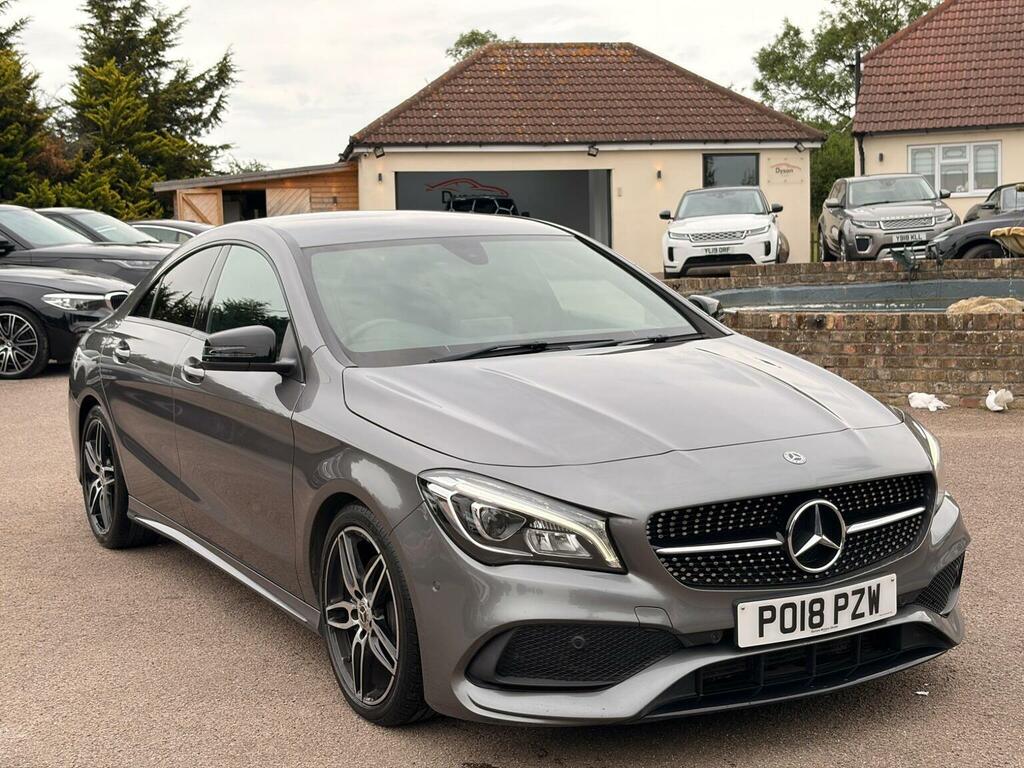 Mercedes-Benz CLA Class Saloon 2.1 Cla220d Amg Line Coupe 7G-dct Euro 6 S PO18PZW Grey #3