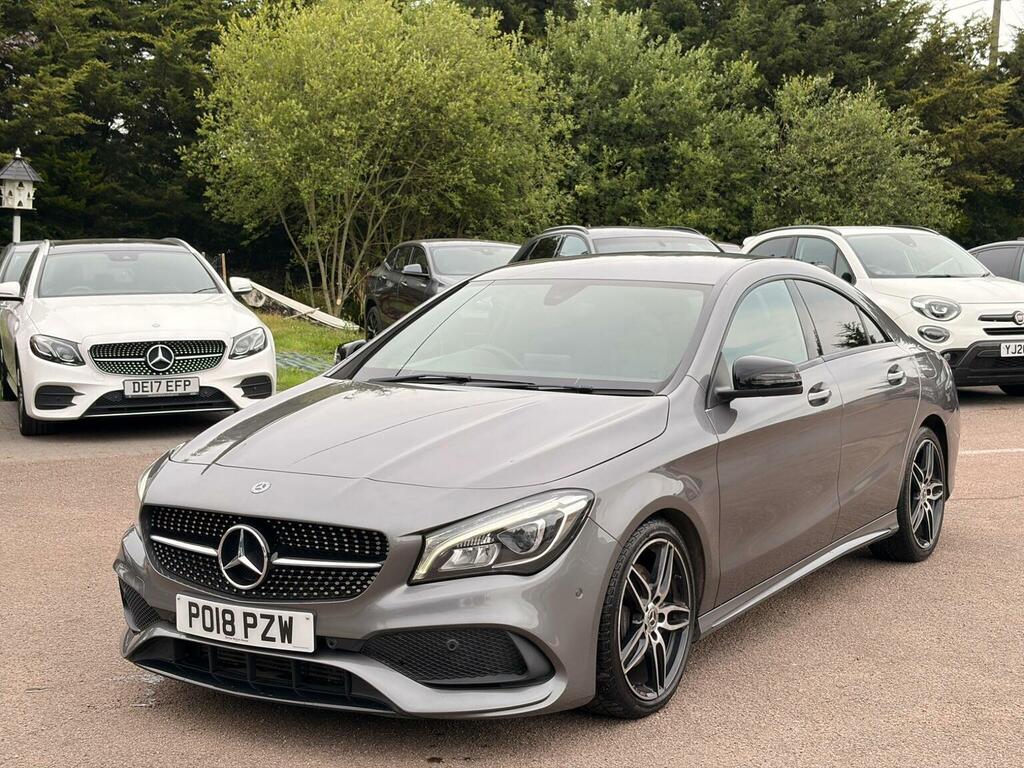 Mercedes-Benz CLA Class Saloon 2.1 Cla220d Amg Line Coupe 7G-dct Euro 6 S PO18PZW Grey