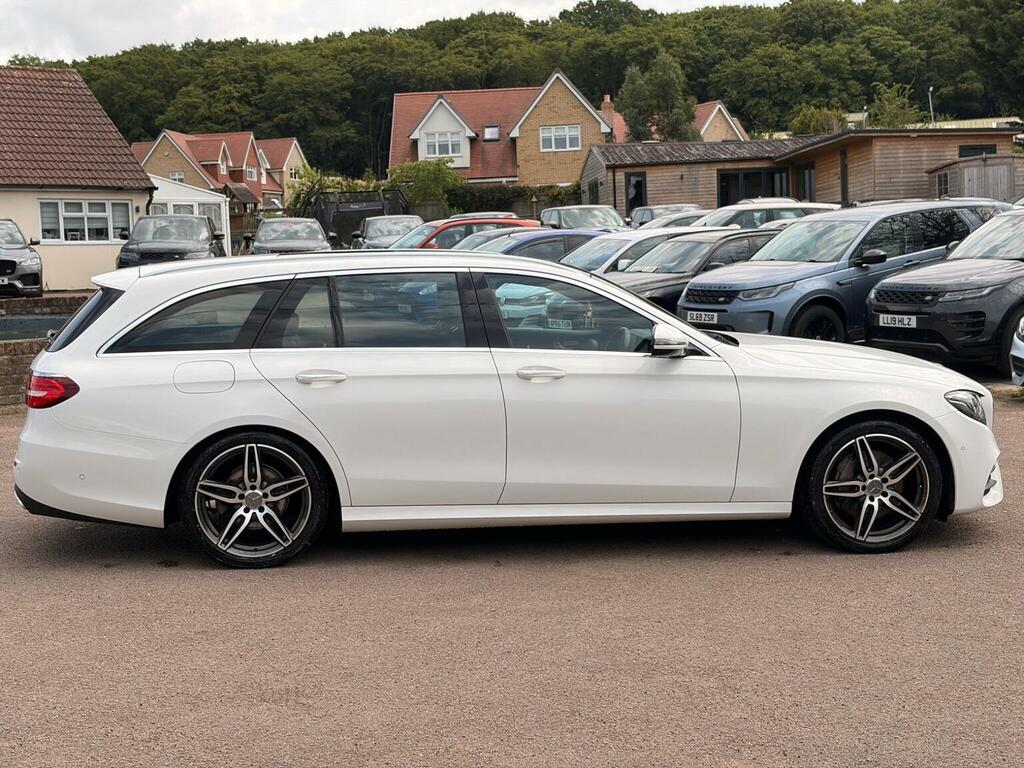 Mercedes-Benz E Class Estate 2.0 E220d Amg Line Premium Plus G-tronic DE17EFP White #5