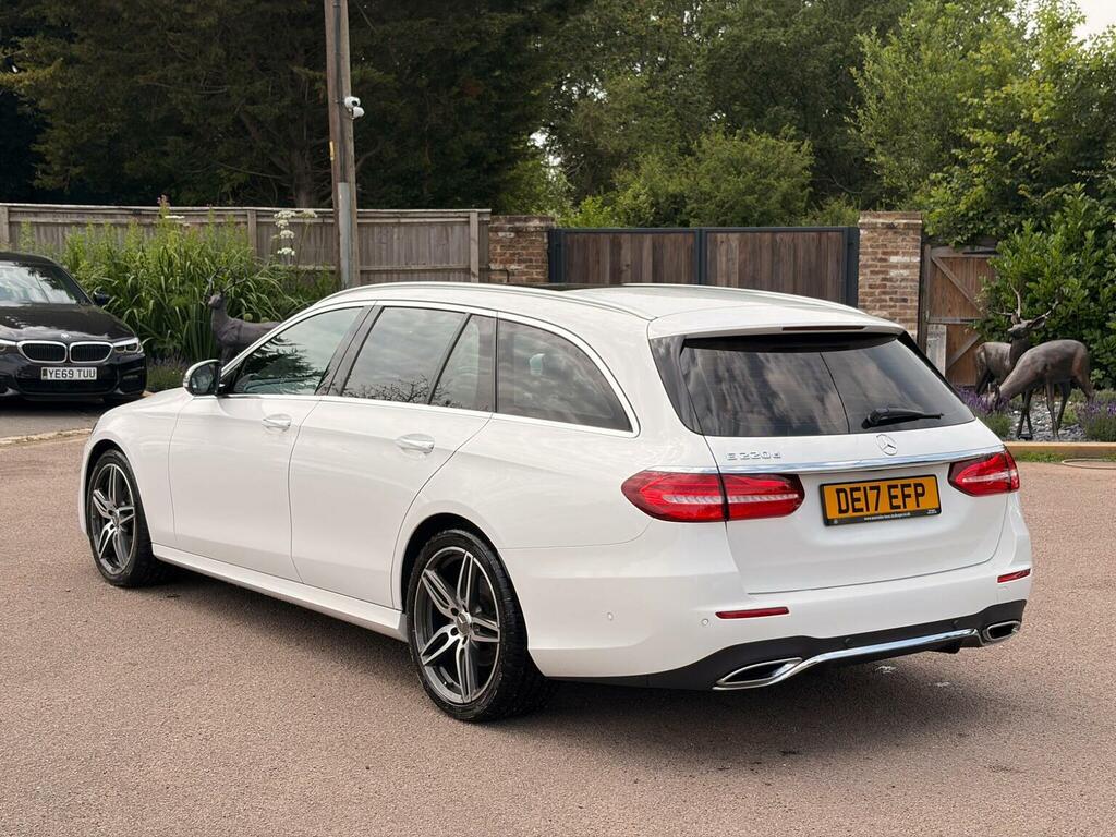 Mercedes-Benz E Class Estate 2.0 E220d Amg Line Premium Plus G-tronic DE17EFP White #6